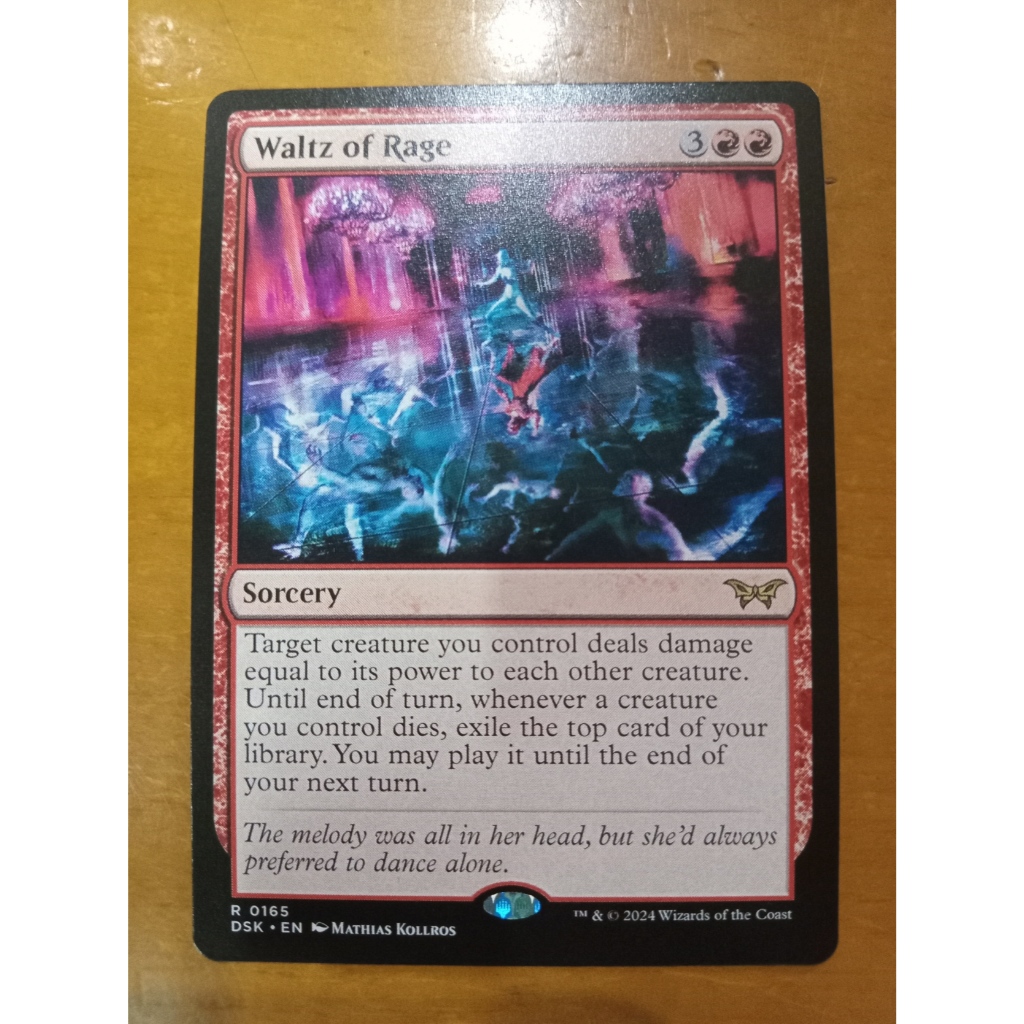 MTG Waltz of Rage Rare DSK Duskmourn: House of Horror Magic the ...