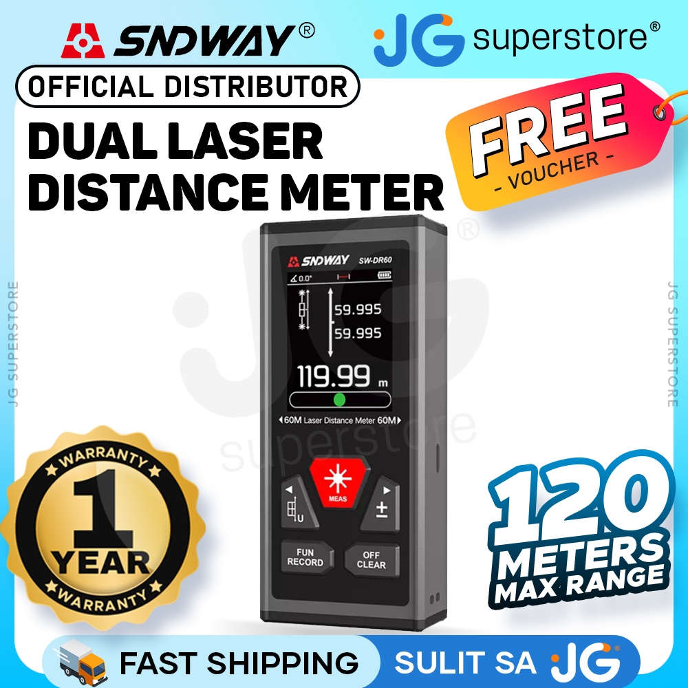SNDWAY Dual Rechargeable Laser Distance Magnetic Meter with ...