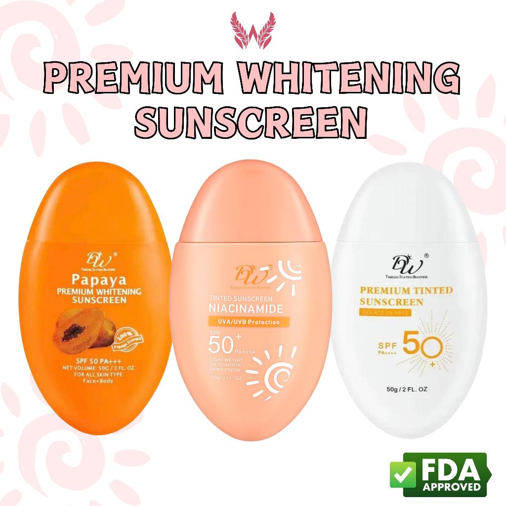 BUY1TAKE1 DW PREMIUM WHITENING SUNSCREEN SPF 50 PA+++ | Shopee Philippines