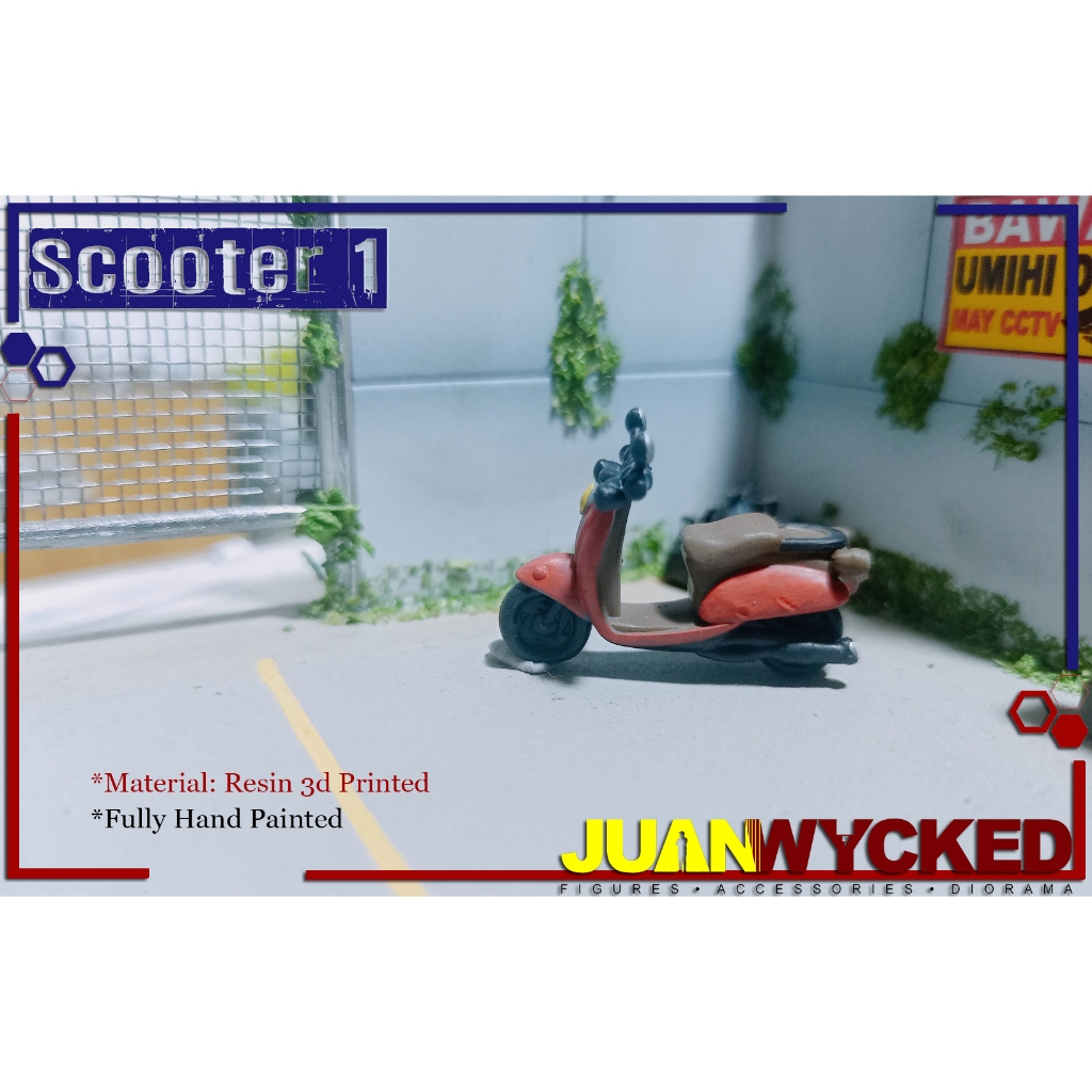 1:64 Scooter 1 Scale Model - JuanWycked 3d | Shopee Philippines