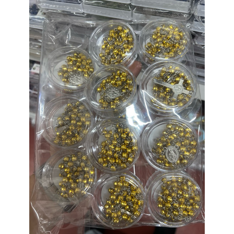 Rosary Gold Chained (Super Ganda) | Shopee Philippines