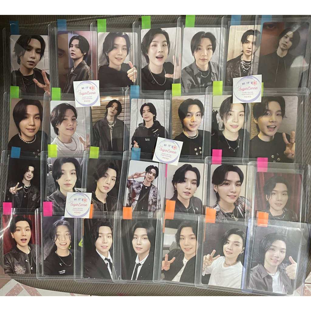 OFFICIAL SUGA AGUST DDAY TOUR PHOTOCARDS TINGI | Shopee Philippines