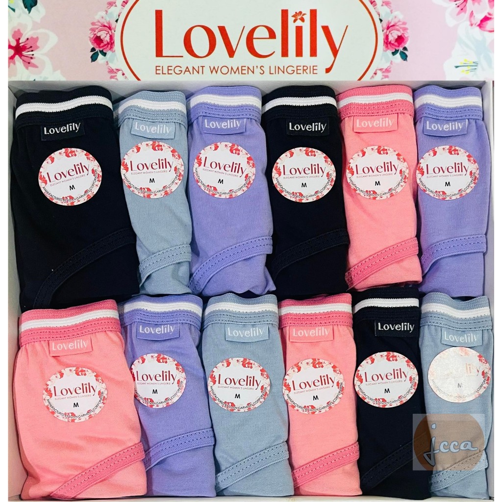 LOVELILY by SOEN Bikini Panty for Teens/Adults LBBC 5802 (One Dozen ...