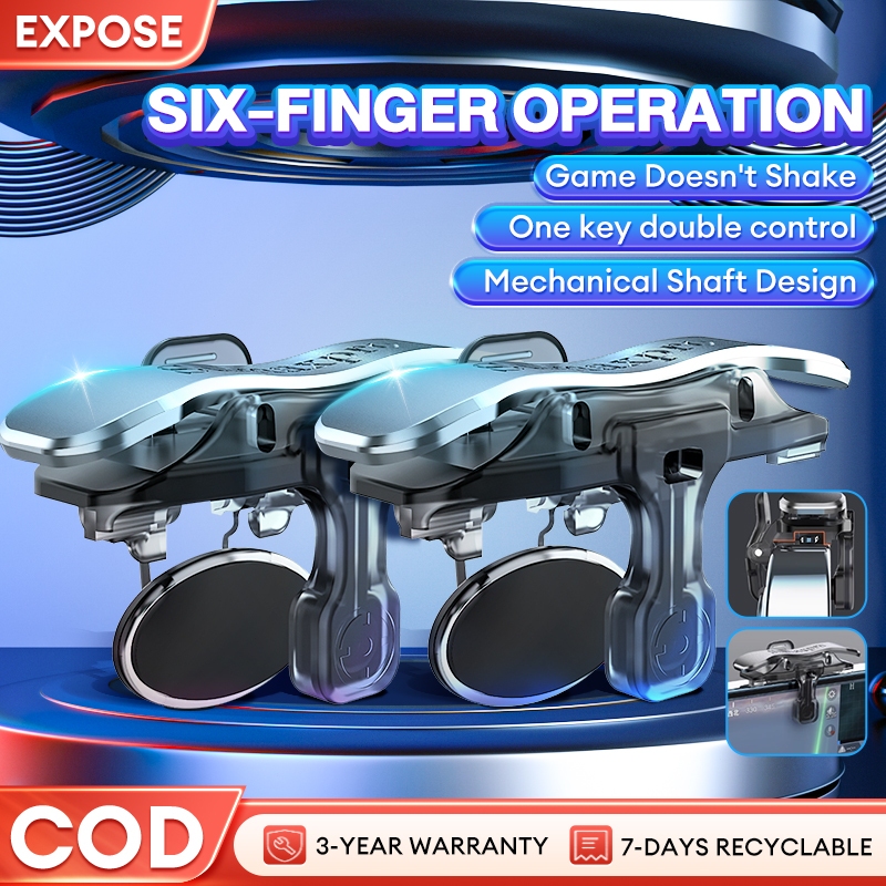 Triggers game controller auxiliary button 6 finger trigger Aim Shooting ...