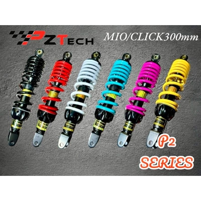 Pztech Rear Shock 300mm Mio / Fino / Beat / Click / Genio | Shopee ...
