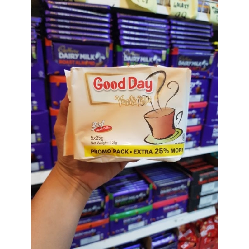 Coffee Good Day Vanilla Latte 3in1 5x25g | Shopee Philippines