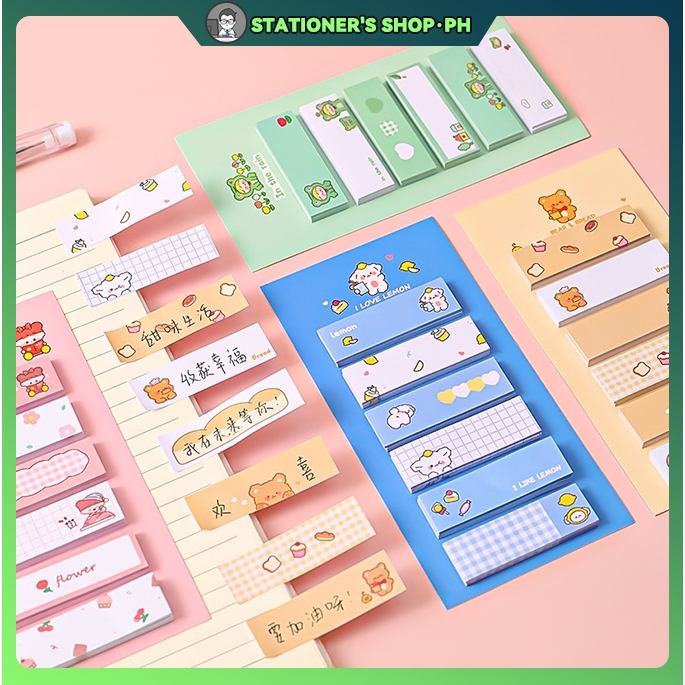 Cartoon Ins Multifunction Index Memo Pad Sticky Notes To Do List Decor ...