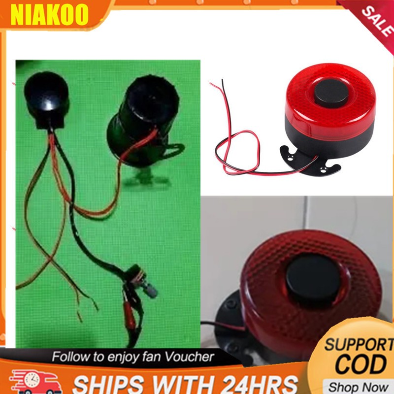 12V / 24V Reverse Accessories Beeper Horn Vehicle Auto Warning Back Up ...