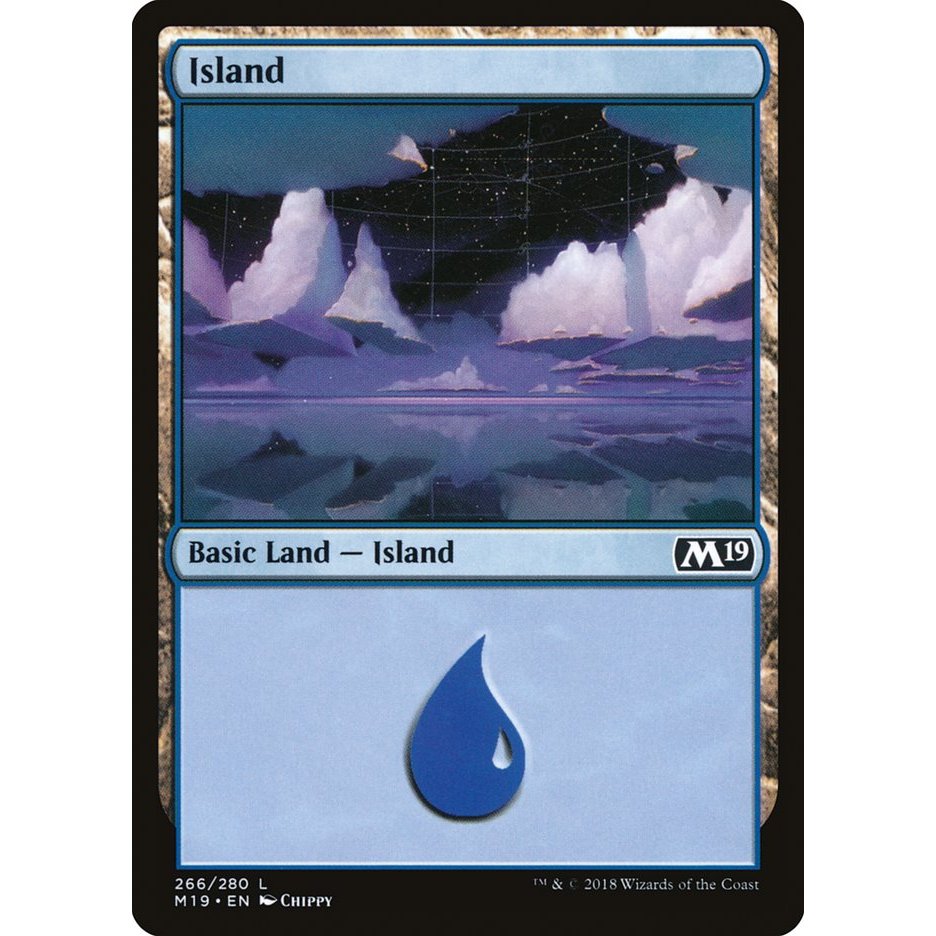 5 Pieces Basic Island Common Land Assorted Magic the Gathering mtg ...