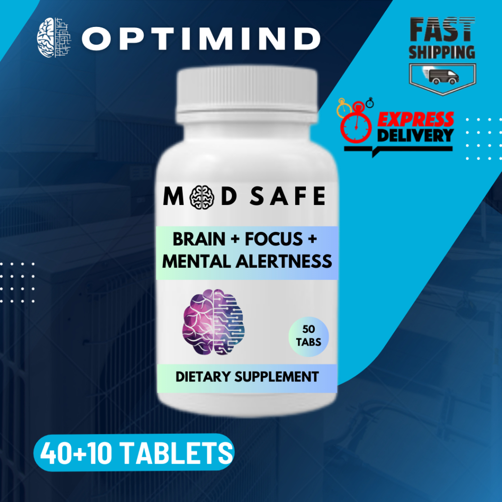 Brain Focus Mental Alertness Nootropic Tablet l Mod Safe 250 l Enhance ...