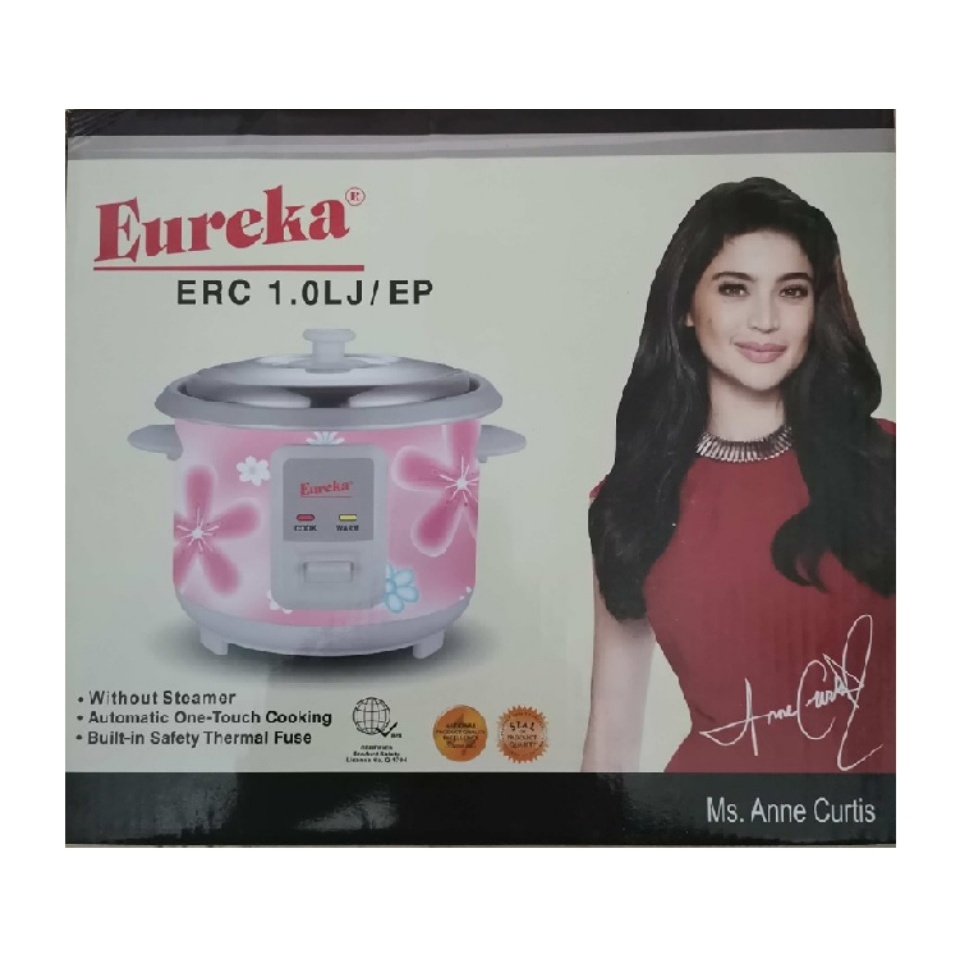 Rice Cooker (1.0) Eureka ERC1.0LJ (pink) | Shopee Philippines