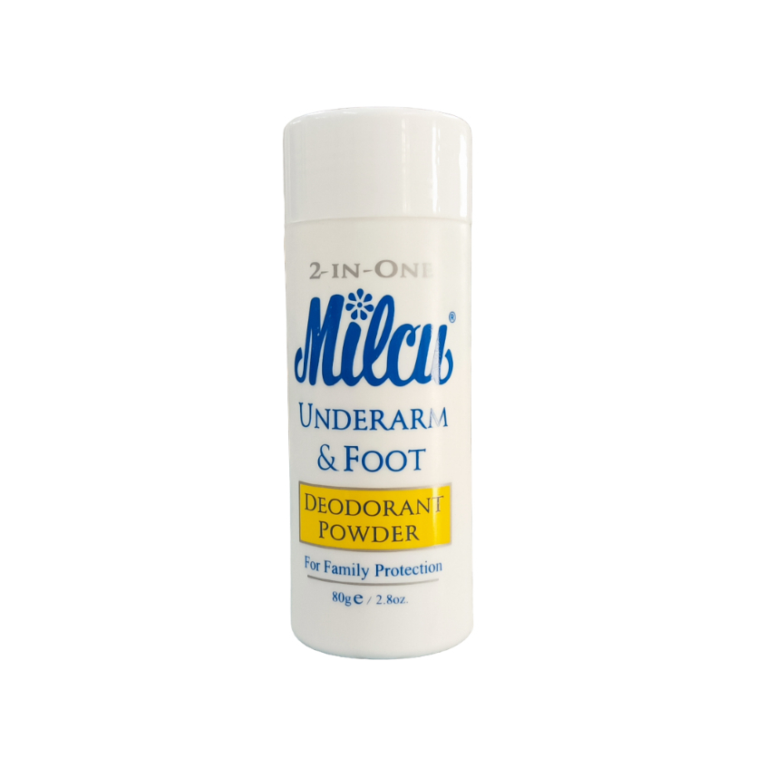 MILCU Underarm & Foot Deodorant 80g Powder | Shopee Philippines