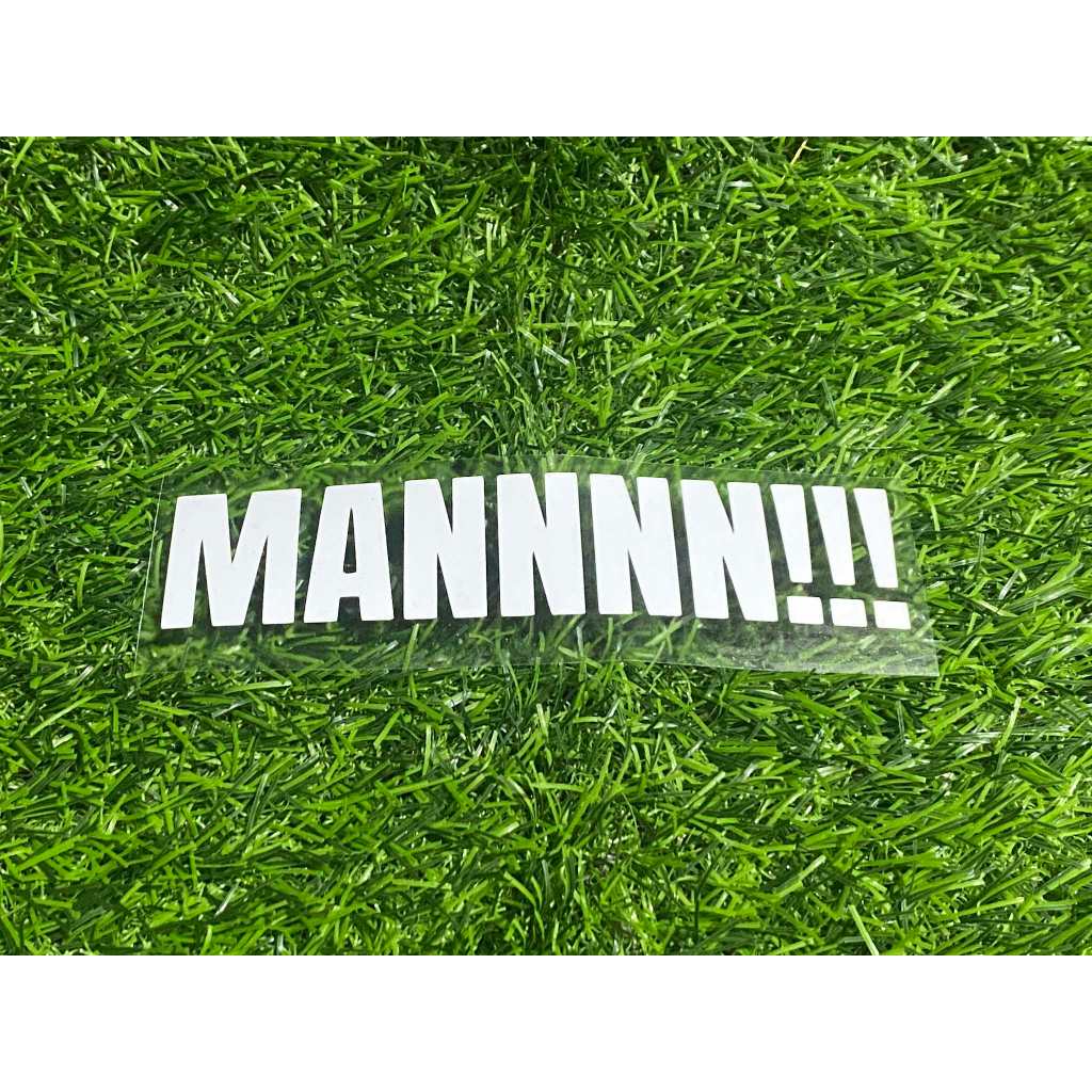 MAN!!! STICKER DECALS FOR MOTORCYCLE, CARS & ETC (WATERPROOF) | Shopee ...
