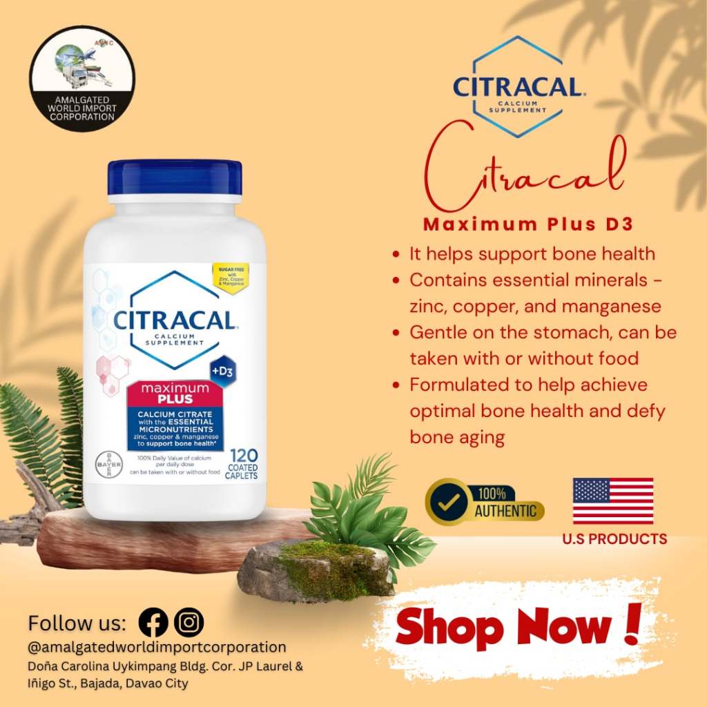 Citracal Maximum Plus D3 - 280 Coated Caplets | Shopee Philippines