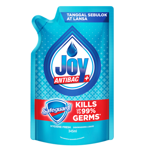 Joy Dishwashing Liquid Antibac Safeguard Refill 345mL | Shopee Philippines