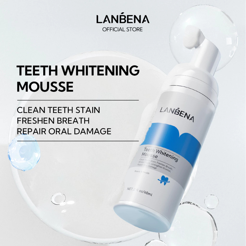 Lanbena Teeth Whitening Mousse Toothpaste Oral Hygiene Remove Tartar