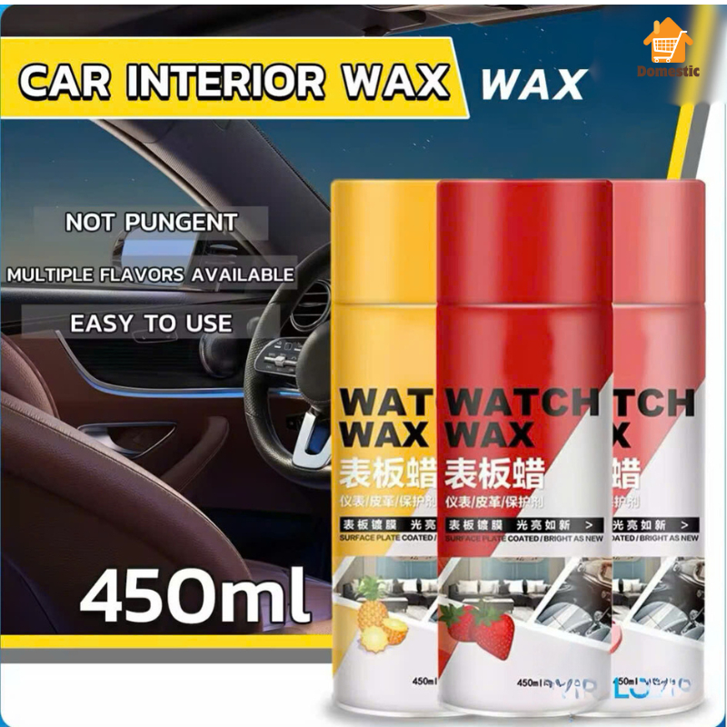 Car Interior Stain Eliminator Auto Care Inner Wax Seat Polish Dashboard
