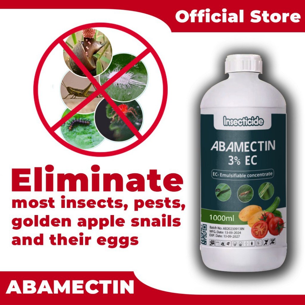 Abamectin 3EC insecticide Kills all types of pests, golden apple