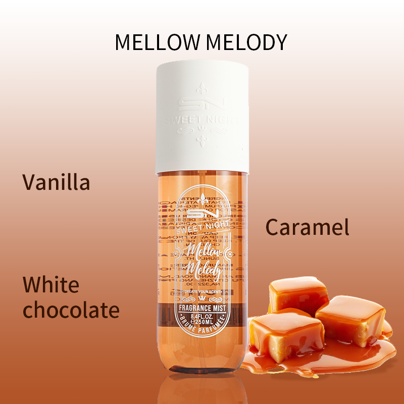 MELLOW MELODY Body Mist Sweet Night 250ml Perfume Lichi Passion