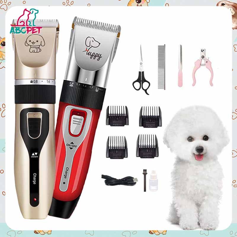 Professional Pet Hair Clipper Razor Rechargeable Electric Pet Hair ...