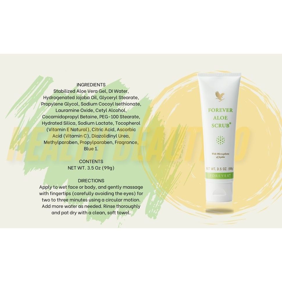 Forever Aloe scrub Forever living products | Shopee Philippines