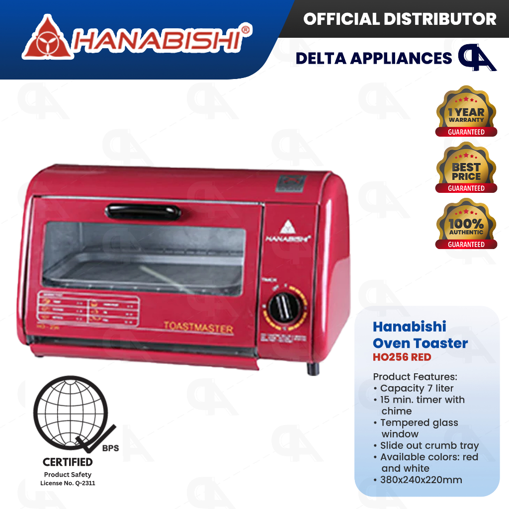 Hanabishi Oven Toaster 7 L Original w 1 Year Warranty HO 256 Shopee Philippines