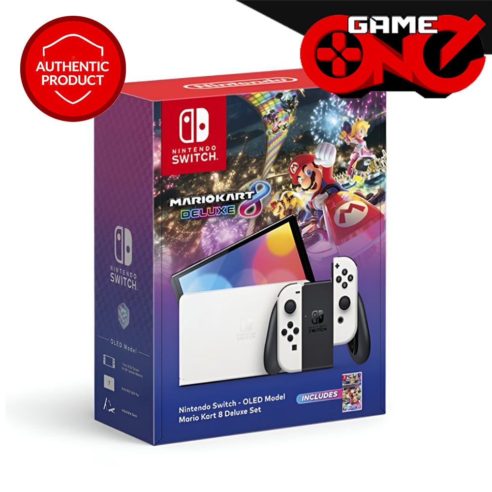 [PREORDER] Nintendo Switch OLED Model White & Mario Kart 8 Deluxe Set