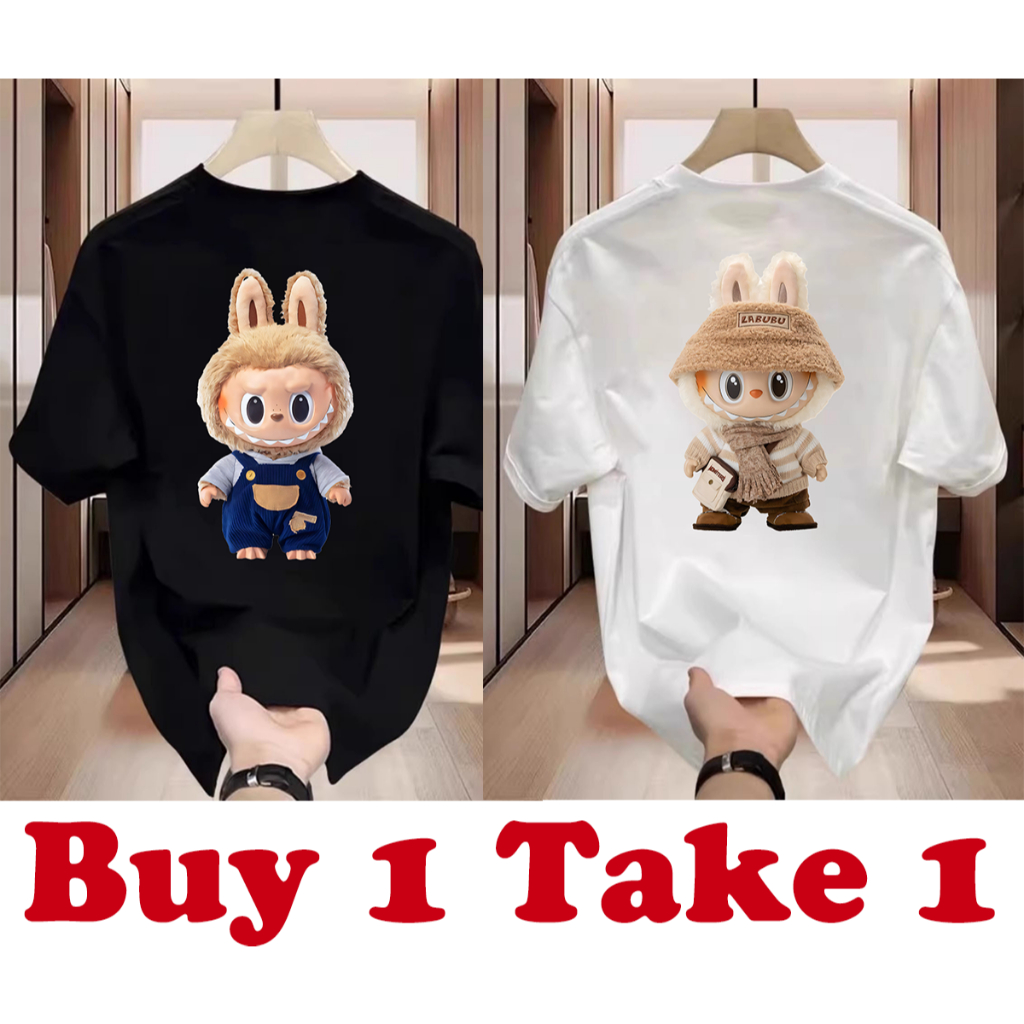 [Buy1 Take1] Unisex LABUBU printed T-shirts Women's T-shirts Trendy Hot ...