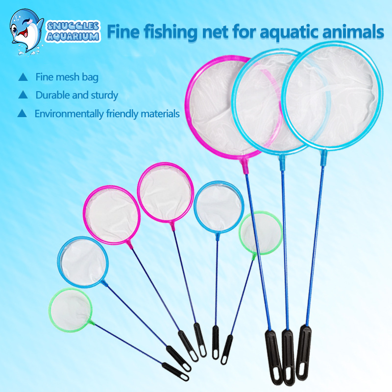 Fish net and Shrimp Net Aquarium Colorful Round Fish Net For Daphnia ...