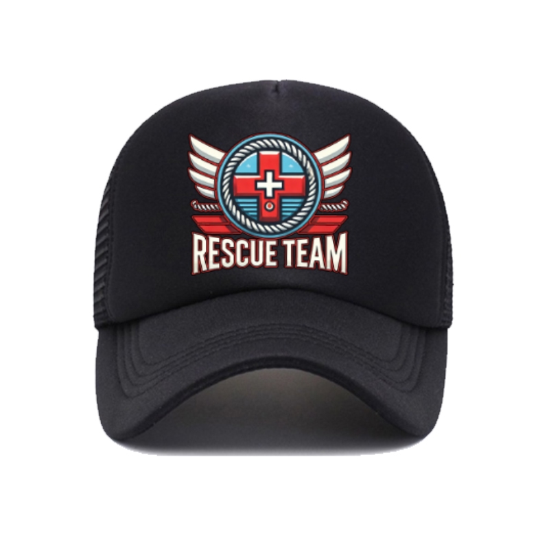 Rescue Cap Trucker Cap Rescue Team Baseball cap rescue hat and cap ...