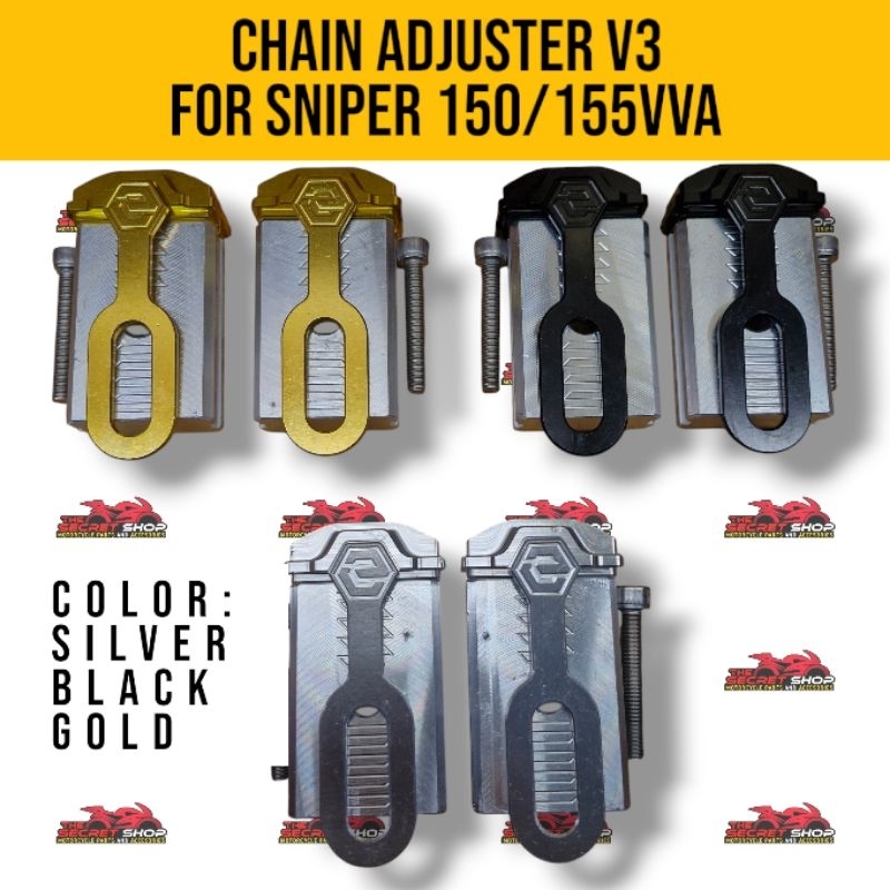 CHAIN ADJUSTER V3 FOR SNIPER 150/ 155VVA | Shopee Philippines