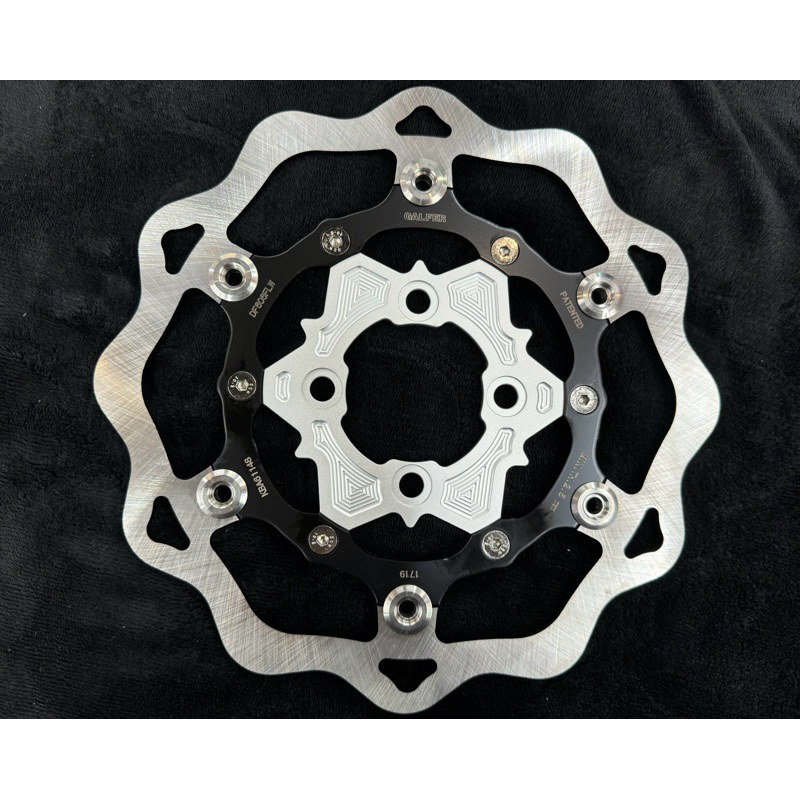 GALFER DISC 260MM 4 HOLES W/ BRACKET FOR CLICK / BEAT / MIO / MIO125 M3 ...