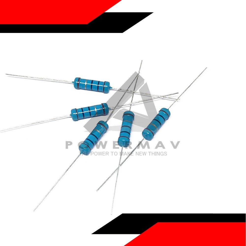 5pcs 10 ohms RESISTOR 5 band 2 WATTS carbon film taiwan original 5% 2w ...