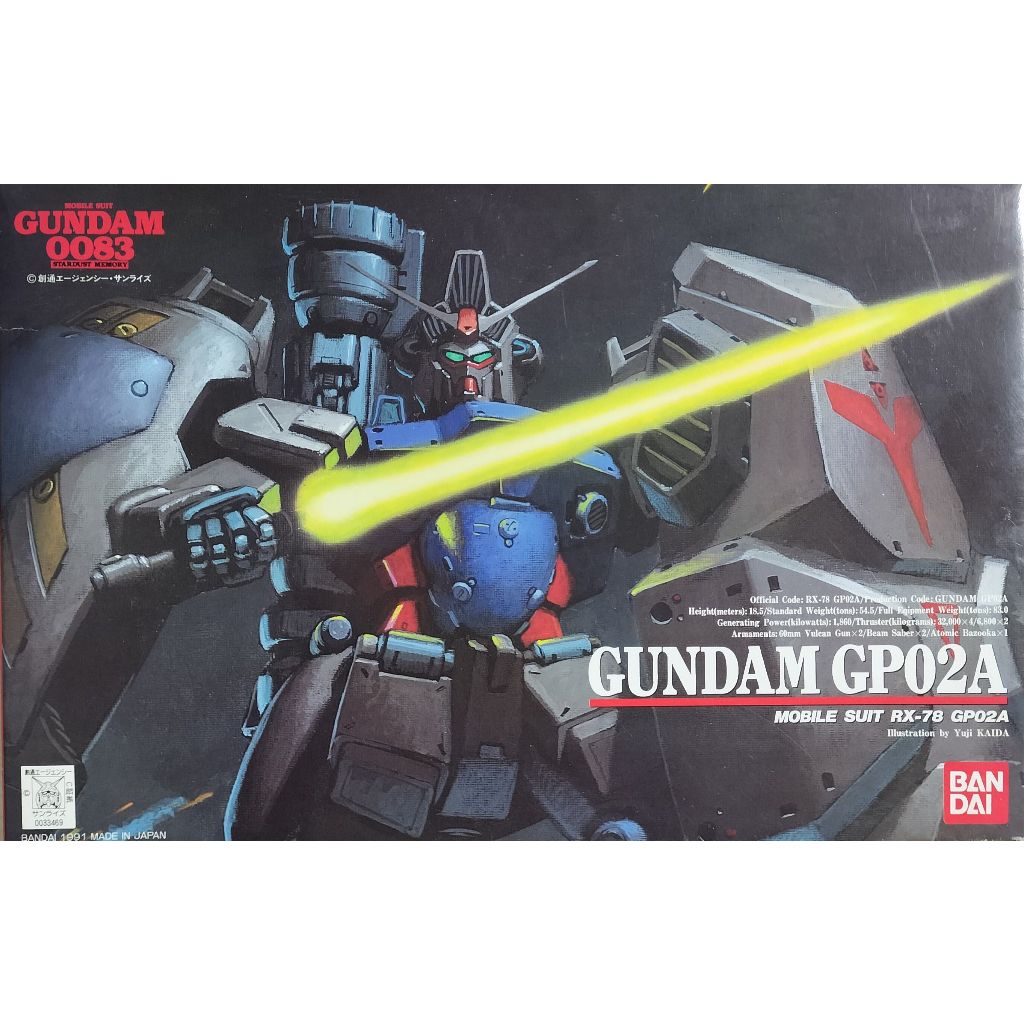 RX-78GP02A Gundam GP02 A.N.I.M.E. Version Robot Spirits | Mobile Suit Gundam | Bandai Spirits