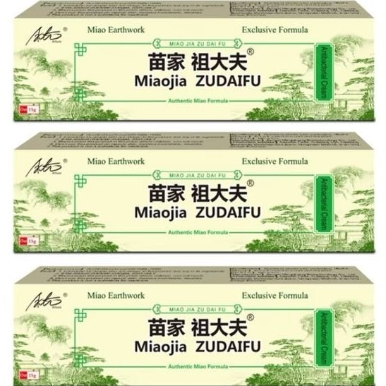 3Pcs Miaojia Zudaifu Skin Cream Ointment allergies cream Chinese Herbal ...