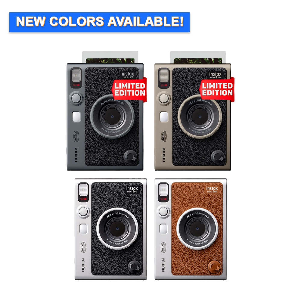 FUJIFILM Instax Mini Evo Hybrid 35mm Instant Film Digital Camera with ...