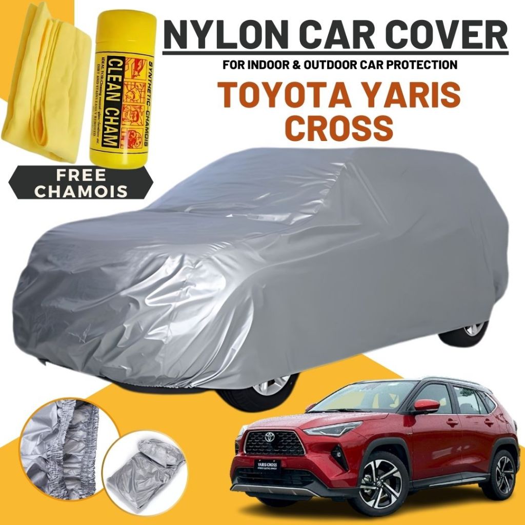 TOYOTA YARIS CROSS CAR COVER NYLON | WATERPROOF | HIGH QUALITY | WITH ...