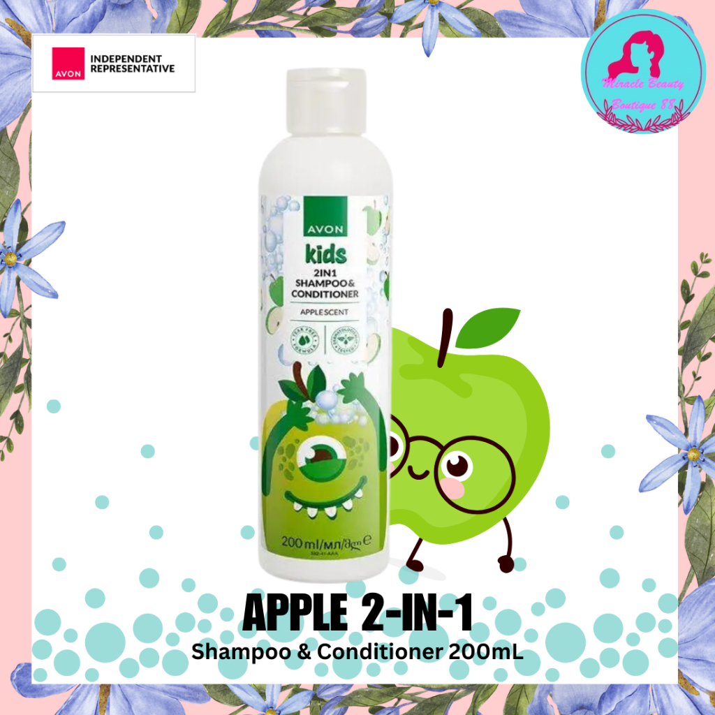 APPLE 2-IN-1 SHAMPOO & CONDITIONER 200ML | Shopee Philippines