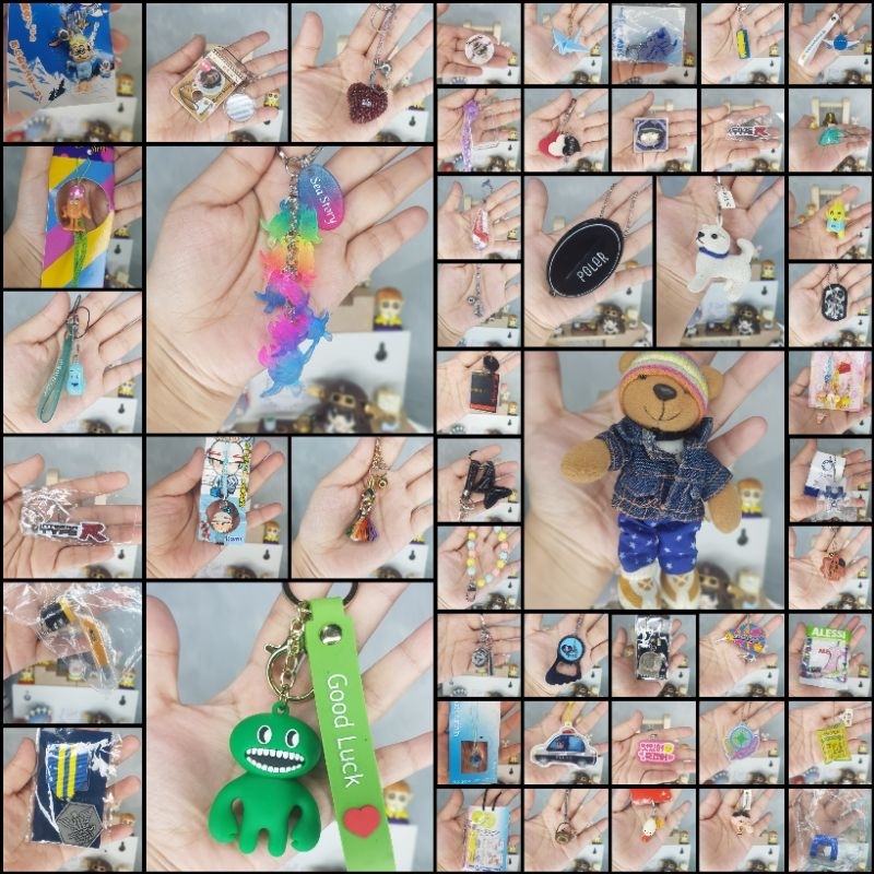 1. ASSORTED RANDOM FIGURE CHARM STRAP KEYCHAIN | Shopee Philippines