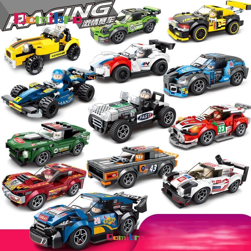 Racing Car Toys Building Blocks Toys Porsche-911 Cars with Minifigure ...