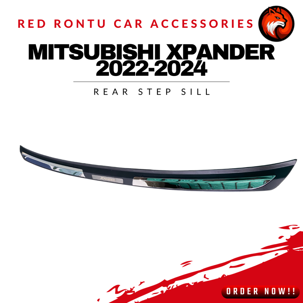 Mitsubishi Xpander (2022-2024) Rear Step Sill / Rear Bumper Guard ...