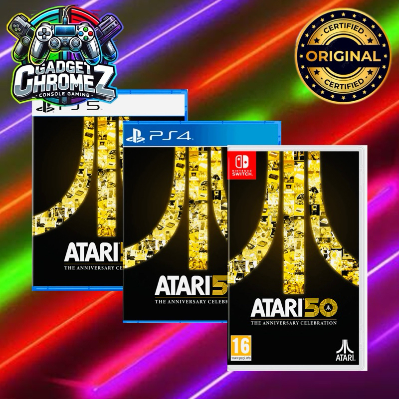 Atari 50 The Anniversary Celebration | PS5 / PS4 / Nintendo Switch Game ...