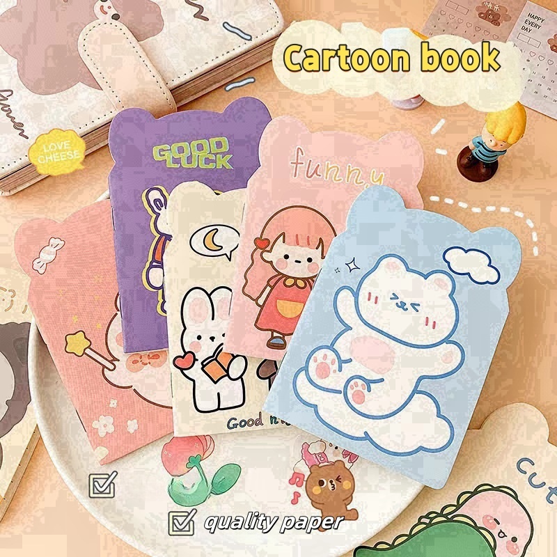 Cartoon Mini Notebook Cute Design Small Notepad Children Student Gifts ...
