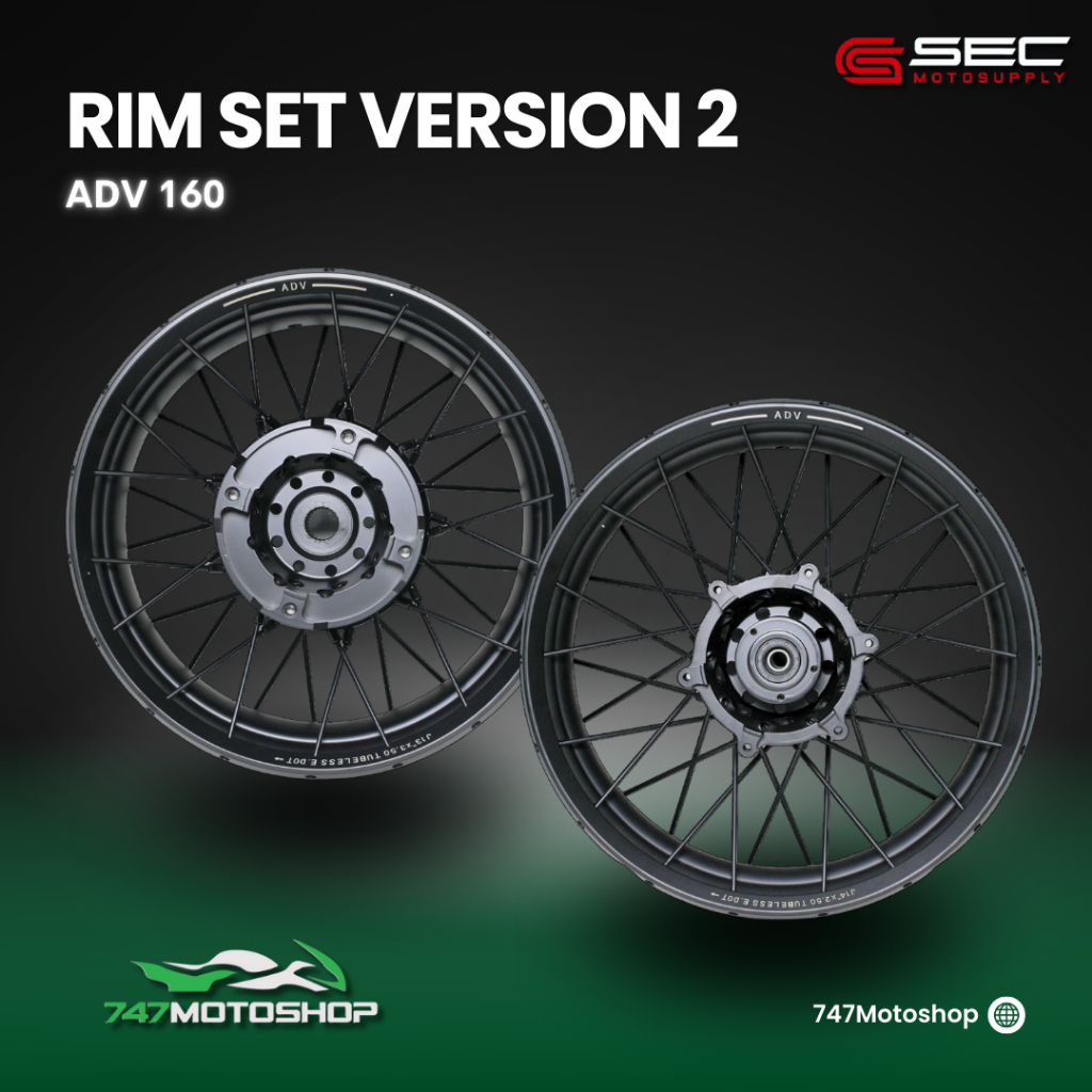 RIM SET PAIR FOR ADV 160 VERSION 2 (PLUG AND PLAY) | Shopee Philippines