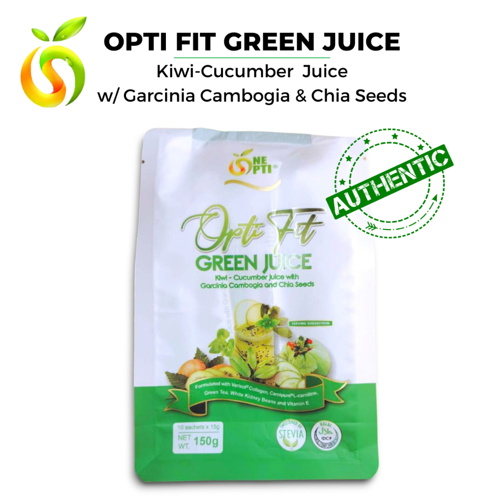 Opti Fit Green Juice 10 Sachets | Shopee Philippines