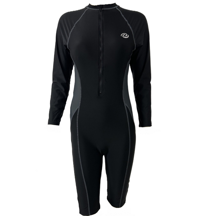 RAINBOW one piece overall long sleeve till knee dive rash guard for ...