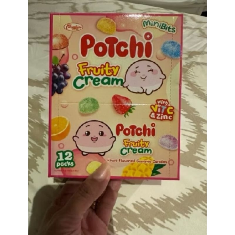 POTCHI MINIBITS FRUITY CREAM/GUMMY BEARS BOXED 12PACKS | Shopee Philippines