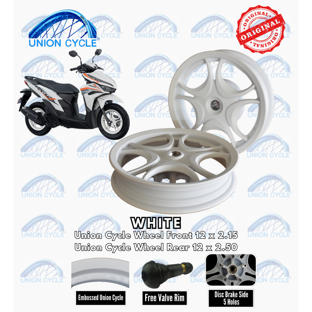 UNION CYCLE WHEEL/MAGS - CLICK 125 VERSION 3 (12 inches diameter ...