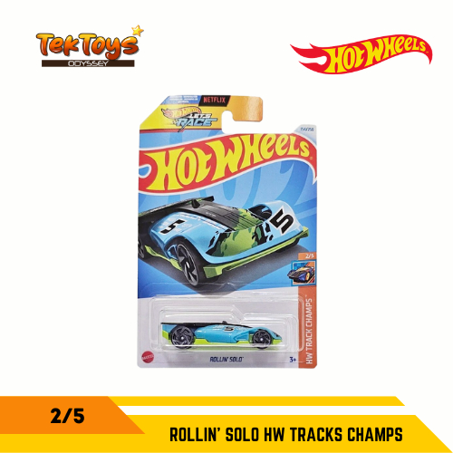 Hot Wheels Rollin' Solo - HW Truck Champs 2/5 - Camion échelle 1:64 - Série Netflix Let's Race - Mattel 2024