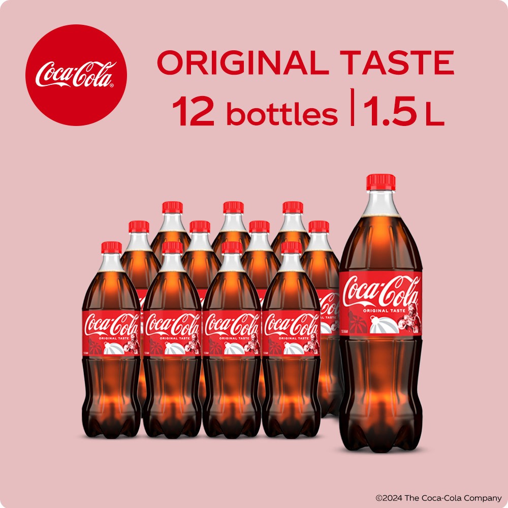 Coca-Cola Original Taste 1.5L - Pack of 12 | Shopee Philippines